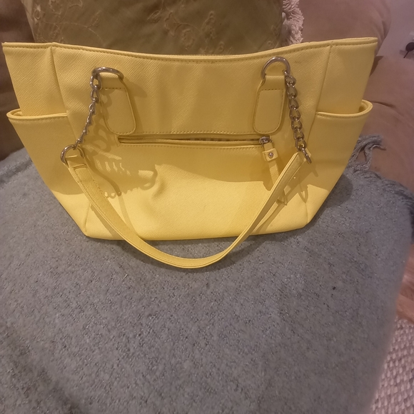 Kate hill yellow shoulder handbag - Picture 3 of 4